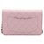 Chanel Pink CC gestepptes Caviar Wallet on Chain - Ansicht 2