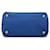 Borsa Prada Blue Small Canvas Canapa Logo - vista 3