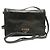 Borsa a tracolla Prada in pelle di vitello stropicciata nera Nero