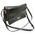 Borsa a tracolla Prada in pelle di vitello stropicciata nera Nero - vista 11