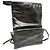 Borsa a tracolla Prada in pelle di vitello stropicciata nera Nero - vista 9