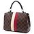 Louis Vuitton Marrone Damier Ebene Bond Street BB - vista 2