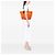 Louis Vuitton Orange Monogram Embossed Neoprene Scuba MM Arancione - vista 6