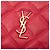 Saint Laurent Borsa a tracolla Becky Mini in agnello trapuntato rosso con doppia zip - vista 5