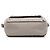 Borsa a tracolla Valentino Gray Pebbled Calfskin Rockstud Flap Pocket Camera Bag Marrone - vista 3