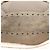 Borsa a tracolla Valentino Gray Pebbled Calfskin Rockstud Flap Pocket Camera Bag Marrone - vista 4