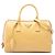 Borsa Boston Lux Saffiano gialla Prada Giallo