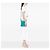 Borsa a tracolla Balenciaga Blue Lambskin Motocross Classic Flat Turchese - vista 5