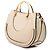 Chloé Bolsa Pixie Signature em camurça de bezerro bege tamanho Medium - vista 2