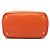 Prada Orange Vitello Daino Open Convertible Tote - view 3