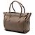 Luggage Céline Tote in pelle marrone Celine Taupe - vista 2