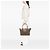 Luggage Céline Tote in pelle marrone Celine Taupe - vista 6