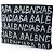 Clutch Balenciaga in pelle nera con graffiti Nero - vista 2