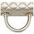 Coco Handle Borsa Chanel Gold Mini Quilted Caviar Coco Top Handle D'oro - vista 9