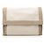 Clutch Tapis de Selle in tela bicolore marrone Hermès Beige