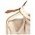 Clutch Tapis de Selle in tela bicolore marrone Hermès Beige - vista 6