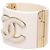 Bracciale a Rigido in Resina White CC Chanel Bianco - vista 2