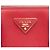 Borsa Satchel Prada Red Medium Saffiano Galleria Double Zip Rosso - vista 5