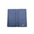 Portefeuille long plié Louis Vuitton Blue Monogram Taigarama Brazza Bleu - vue 4