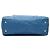 Borsa Satchel Prada Blue Vitello Daino con Zip - vista 3