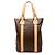 Céline Tote vertical de lona revestida Macadam marrón Celine Castaño