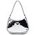 Borsa a tracolla Cleo in pelle Spazzolato argento Prada