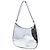 Borsa a tracolla Cleo in pelle Spazzolato argento Prada - vista 2