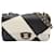 Chanel Black Medium Classic Lambskin Geometric Patchwork Double Flap Nero