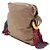 LOEWE Borsa a tracolla Flamenco in nappa metallizzata marrone - vista 2