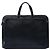 Maletín Prada Black Saffiano Cuir Travel con bolsillo frontal con cremallera Negro