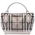Burberry Beige Smoke Check beschichtete Canvas-Tote