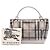 Burberry Beige Smoke Check beschichtete Canvas-Tote - Ansicht 7