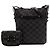 LOEWE Borsa a tracolla in tela rivestita Anagram marrone Marrone scuro - vista 7