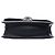 Valentino Black Small Leather Rockstud Glam Lock Crossbody Nero - vista 3