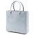 Prada Satchel aus blauem Spazzolato-Leder, Größe Medium Hellblau - Ansicht 2
