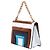 Borsa Kan U colorblock in scamosciato e pelle bianca Fendi Bianco - vista 2