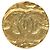 Spilla medaglione Chanel Gold CC placcata oro D'oro