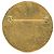 Spilla medaglione Chanel Gold CC placcata oro D'oro - vista 2