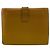 Cartera compacta de dos pliegues Hermès Bearn Beige - vista 2