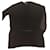 Prada Schwarzer Wollpullover mit Lederdetails  - Ansicht 1