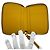 Cartera compacta con cremallera Loewe Knot Amarillo - vista 7