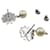 Orecchini Miu Miu Silver Stud Argento  - vista 8
