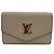 Mini billetera tríptico beige Louis Vuitton