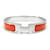 Hermès NEW HERMES CLIC H BRACELET SILVER EMAIL ORANGE H700001FP8APM 16CM BANGLE  - view 1