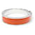 Hermès NEW HERMES CLIC H BRACELET SILVER EMAIL ORANGE H700001FP8APM 16CM BANGLE  - view 4