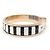 Hermès NUOVO BRACCIALE HERMES CHARNIERE COUVERTURE NOUVELLES NEGATIF 15 CM IN SMALTO - vista 4
