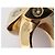 NUOVO Anello LOUIS VUITTON TRUNK M68177 T55 STRASS MULTICOLORE ORO D'oro - vista 9