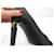 CHAUSSURES CHANEL ESCARPINS G31264 37.5 EN CUIR IRISE ET SATIN NOIR SHOES  - vue 9