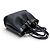 NUOVA BORSA A MANO PRADA LARGE BUCKLE CON CINTURA 1BA416 PELLE NERA BAG NEW Nero - vista 6