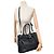 NUOVA BORSA A MANO PRADA LARGE BUCKLE CON CINTURA 1BA416 PELLE NERA BAG NEW Nero - vista 7